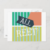 Geordie Card - All Reet? Briefkaart (Voorkant / Achterkant)