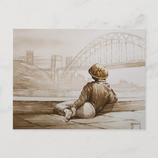 Geordie Daydrodroompostkaart Briefkaart (Voorkant)