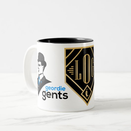 Geordie Gents - Gents FF Logo Coffee Mok (Voorkant links)