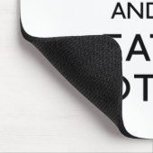 Geordie stottie mousepad muismat (Hoek)