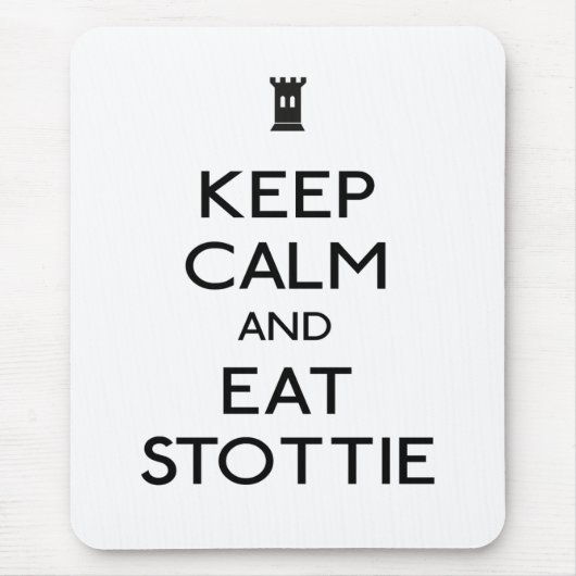 Geordie stottie mousepad muismat (Voorkant)