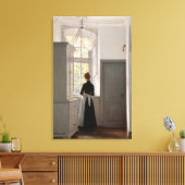 Georg Achen - Het droomraam in het oude Liselund Canvas Afdruk (Insitu (Woonkamer))