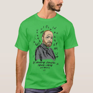 Georg Cantor 18451918 Duitse wiskundige T-shirt