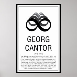 Georg Cantor Poster