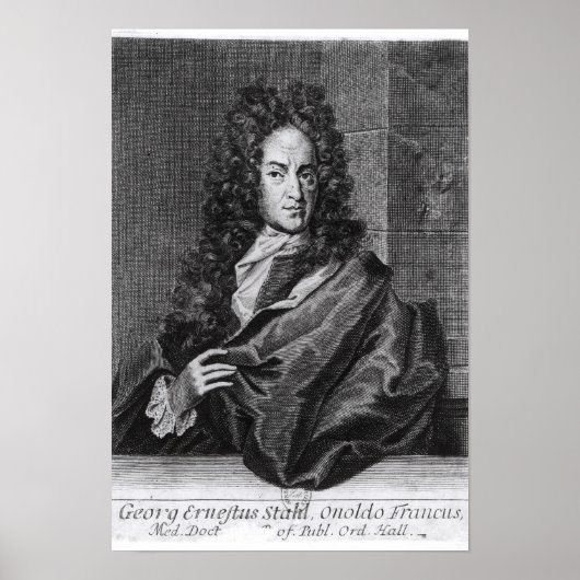 Georg Ernest Stahl Poster (Voorkant)