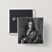 Georg Ernest Stahl Vierkante Button 5,1 Cm (Voorkant /achterkant)