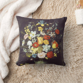 Georg Flegel Big stuk bloemen (niche) Kussen