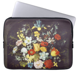 Georg Flegel Big stuk bloemen (niche) Laptop Sleeve