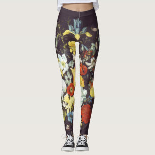 Georg Flegel Big stuk bloemen (niche) Leggings