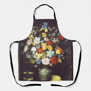 Georg Flegel Big stuk bloemen (niche) Schort