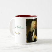 Georg Frideric Hndel Tweekleurige Koffiemok (Voorkant links)