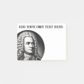 Georg Friedrich Händel Muziekliefhebber Aangepaste Post-it® Notes (Voorkant)