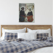 Georg Fugger zijn vrouw Regina Imhoff, Geheim Canvas Afdruk (Insitu (Slaapkamer))