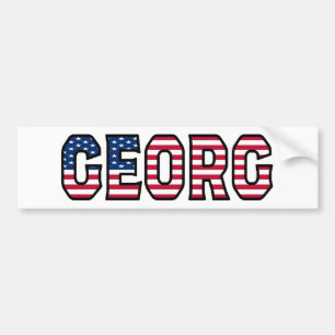 Georg Name Vorname USA Aufkleber Sticker Auto