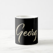 Georg Name whitegold Tasse Teetasse Kaffeetasse Koffiemok (Center)