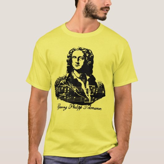 GEORG PHILIPP TELEMANN T-SHIRT (Voorkant)