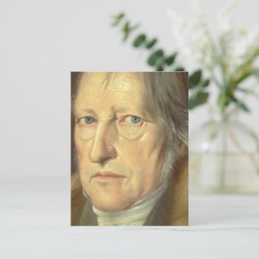 Georg Wilhelm Friedrich Hegel Briefkaart (Staand voorkant)