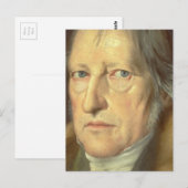 Georg Wilhelm Friedrich Hegel Briefkaart (Voorkant / Achterkant)
