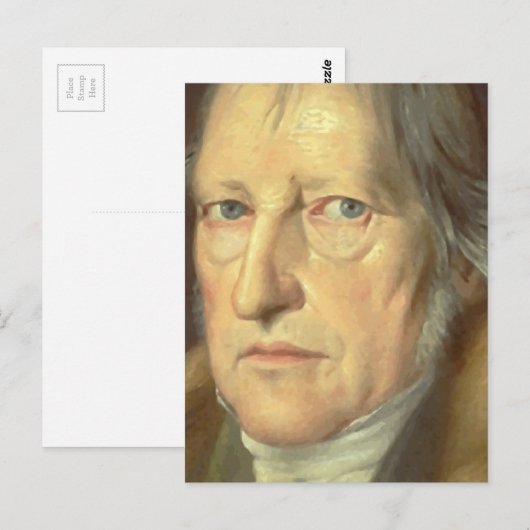 Georg Wilhelm Friedrich Hegel Briefkaart (Voorkant / Achterkant)