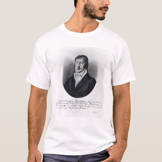 Georg Wilhelm Friedrich Hegel T-shirt (Voorkant)