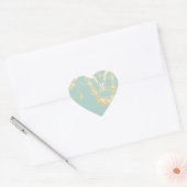 Georgana (Marie Antoinette Blue) Envelope Seal Hart Sticker (Envelop)