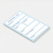 Georganiseerd boodschappenlijstje Post-its Post-it® Notes (Schuin)