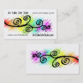 Georganiseerde aangepaste Chaos Visitekaartje (Voorkant / Achterkant)