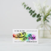 Georganiseerde aangepaste Chaos Visitekaartje (Staand voorkant)