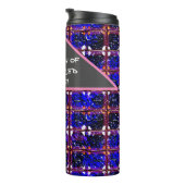 Georganiseerde chaos, maar betekenisloos patroon thermosbeker (Geroteerd rechts)