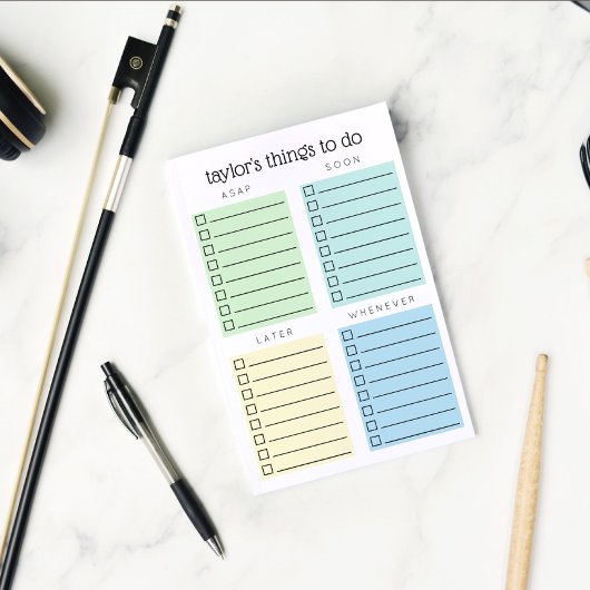 Georganiseerde dingen om Blauw groen geel te doen Post-it® Notes