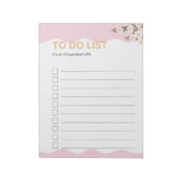 Georganiseerde Leven Takenlijst Roze Planner Pagin Notitieblok