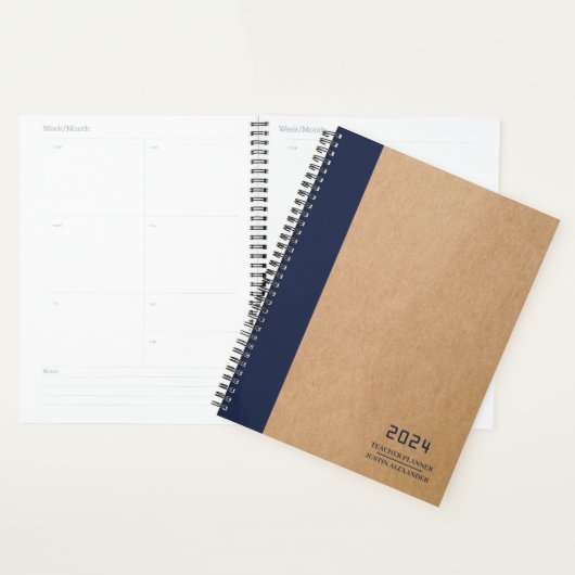 Georganiseerde Marine en Kraft Teacher Planner (Display)