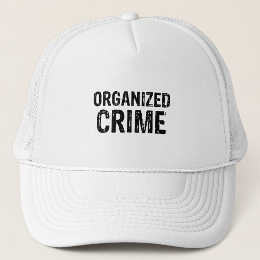 Georganiseerde misdaad trucker pet (Voorkant)
