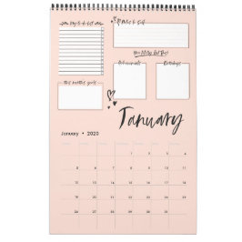 Georganiseerde Motivatie maandelijkse planning van Kalender
