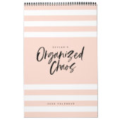 Georganiseerde Motivatie maandelijkse planning van Kalender (Hoes)