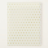 GEORGANISEERDE TROUWPLANNER - GOUDEN Harten Aangep Planner (Achterkant)