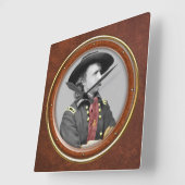 George A. Custer 10,75 inch Vierkante Klok (Hoek)