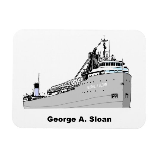 George A. Sloan Magneet (Horizontaal)