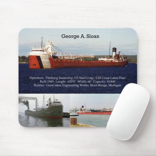 George A. Sloan mousepad Muismat (Met muis)