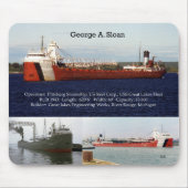 George A. Sloan mousepad Muismat (Voorkant)