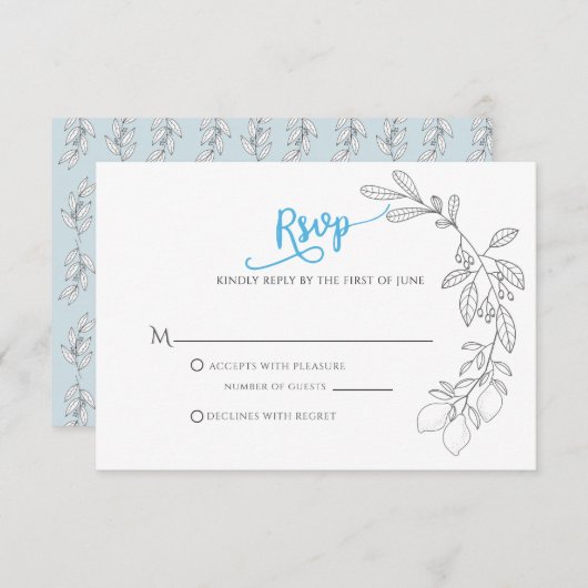 George antwoordkaart kaart (Voorkant / Achterkant)