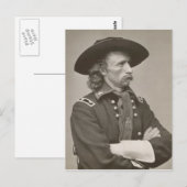 George Armstrong Custer Briefkaart (Voorkant / Achterkant)