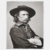 GEORGE ARMSTRONG CUSTER FLEECE DEKEN (Voorkant)