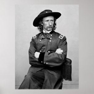 GEORGE ARMSTRONG CUSTER - GENERAAL POSTER