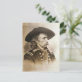 George Armstrong Custer ongeveer 1860 jaar Briefkaart (Staand voorkant)