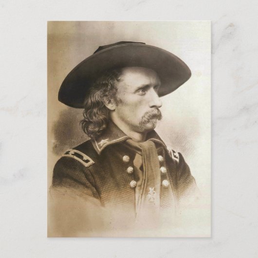 George Armstrong Custer ongeveer 1860 jaar Briefkaart (Voorkant)