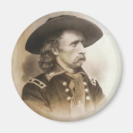 George Armstrong Custer ongeveer 1860 jaar Magneet (Voorkant)