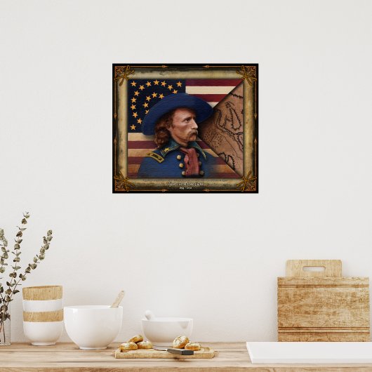 George Armstrong Custer Poster (Keuken)
