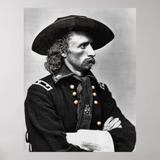 GEORGE ARMSTRONG CUSTER POSTER (Voorkant)