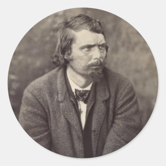 George Atzerodt Lincoln Assassination Conspirator Ronde Sticker (Voorkant)